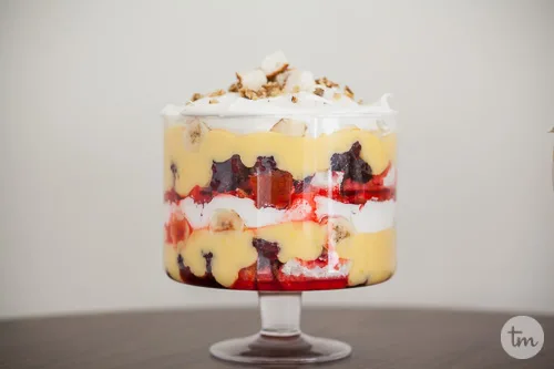 Fruity Trifle with Crme Ptissire